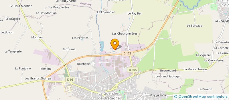 localisation de l'entreprise ANGEL  PIRE-CHANCE