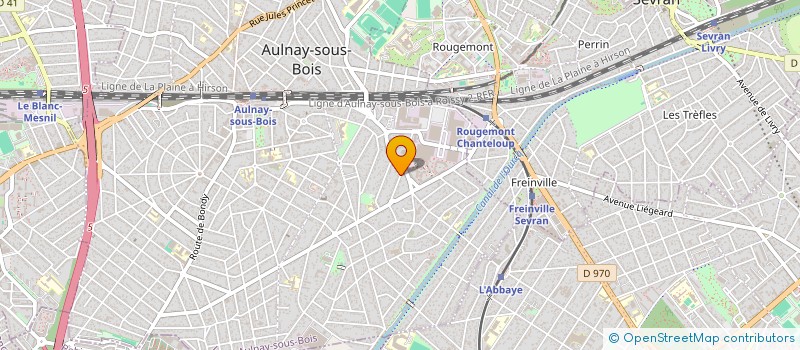 localisation de l'entreprise ANGEL AMBULANCES SARL à AULNAY-SOUS-BOIS