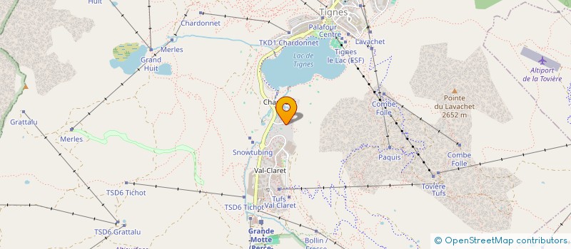 localisation de l'entreprise ANGEL BAR à TIGNES