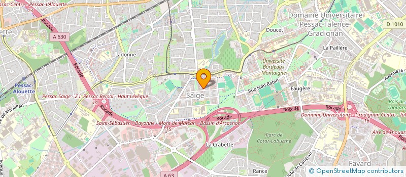 localisation de l'entreprise ANGEL BAT à PESSAC