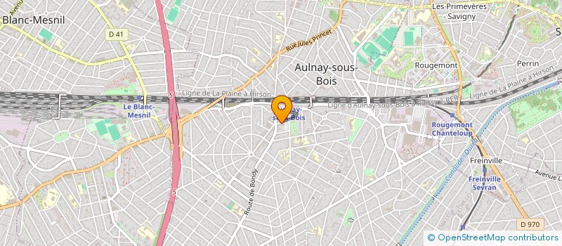 localisation de l'entreprise ANGEL BEAUTY à AULNAY-SOUS-BOIS