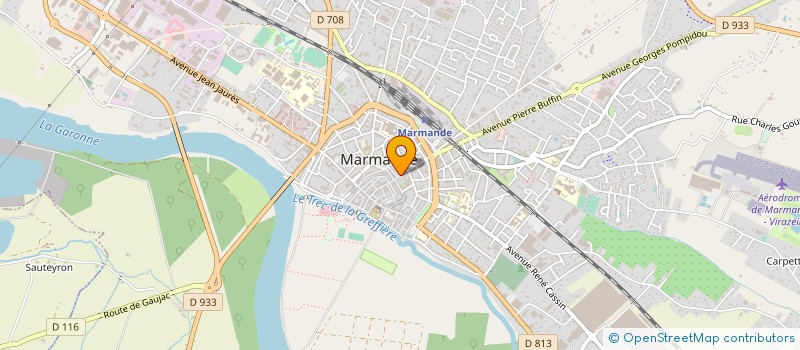 localisation de l'entreprise ANGEL BLUE  MARMANDE