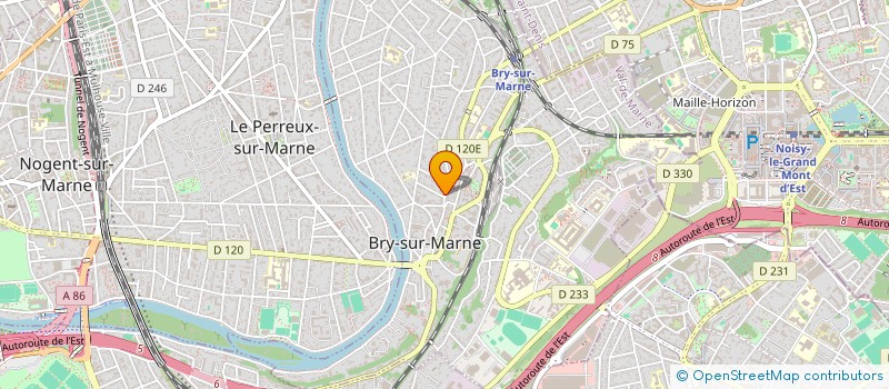 localisation de l'entreprise ANGEL BOUCHERIE à BRY-SUR-MARNE