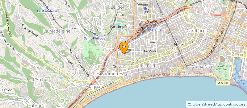 localisation de l'entreprise ANGEL & CLAUD à NICE