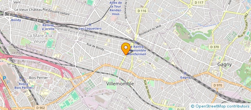 localisation de l'entreprise ANGEL DESIGN à VILLEMOMBLE