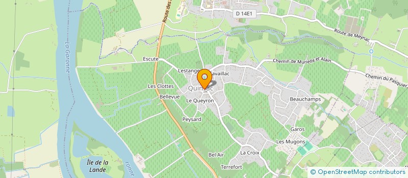 localisation de l'entreprise ANGEL IMMO  QUINSAC