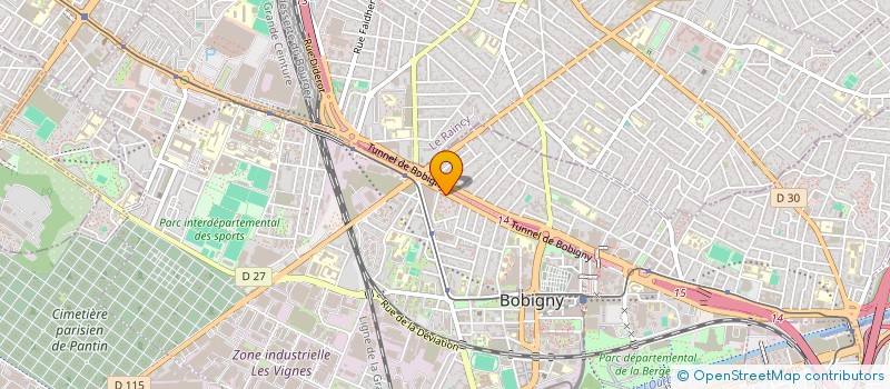 localisation de l'entreprise ANGEL IMMO  BOBIGNY