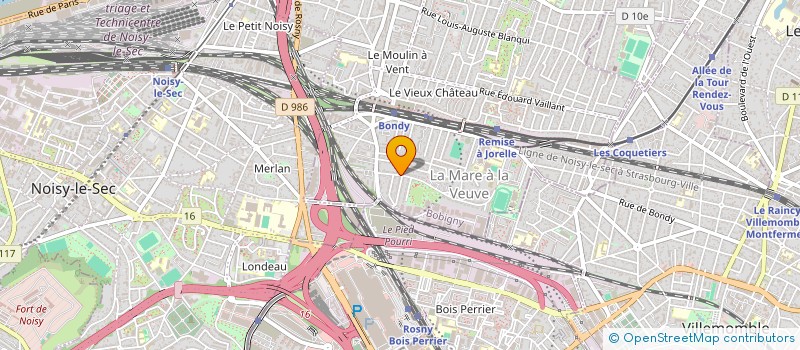 localisation de l'entreprise ANGEL IMMOBILIER  BONDY