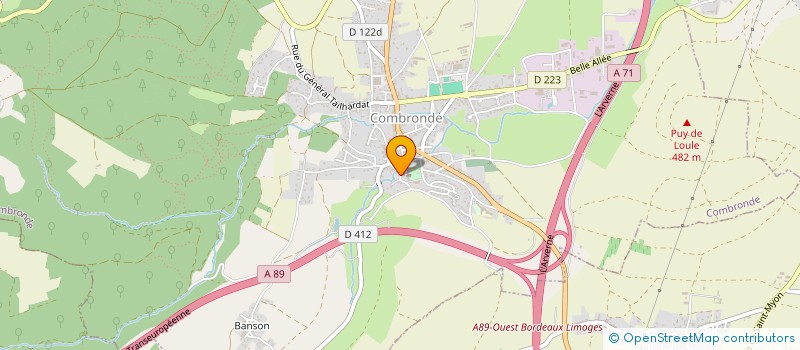 localisation de l'entreprise ANGEL IMMOBILIER  COMBRONDE