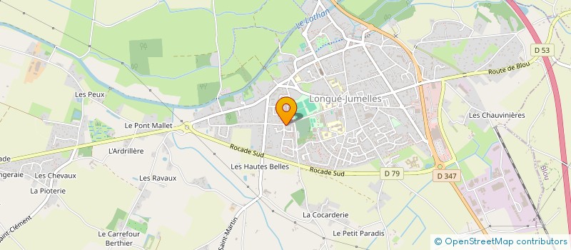 localisation de l'entreprise ANGEL' LINE à LONGUE-JUMELLES
