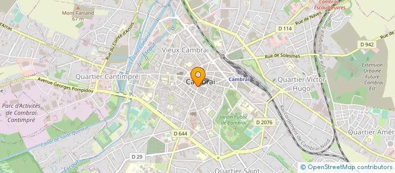 localisation de l'entreprise ANGEL MUSIC à CAMBRAI