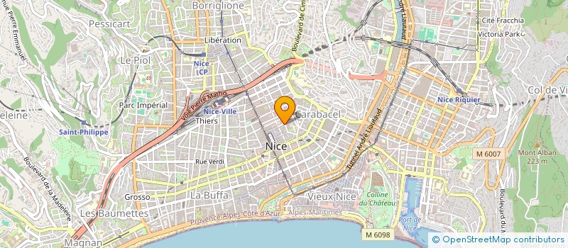 localisation de l'entreprise ANGEL PLANNING à NICE