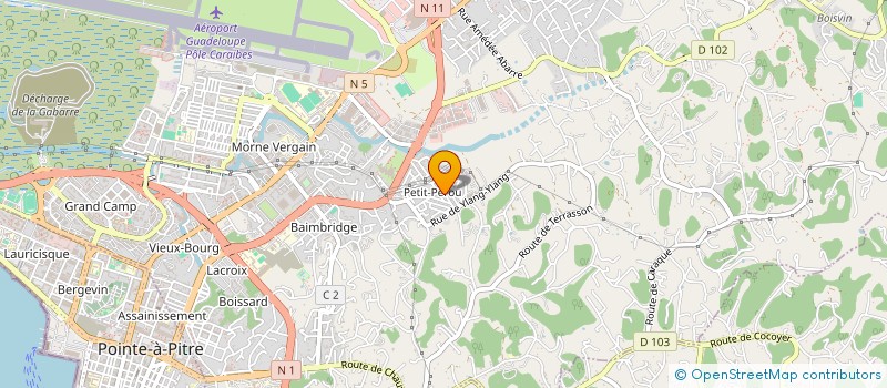 localisation de l'entreprise ANGEL PROTECTOR SECURITY à LES ABYMES