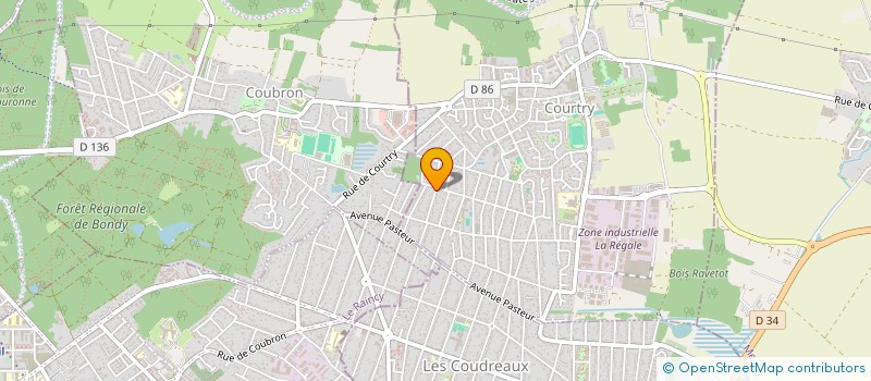 localisation de l'entreprise ANGEL'S NETTOYAGE à COURTRY