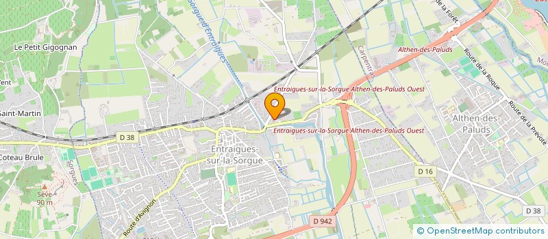 localisation de l'entreprise ANGEL S PARADISE  ENTRAIGUES-SUR-LA-SORGUE