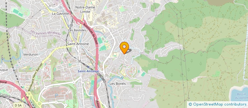 localisation de l'entreprise ANGEL' SECURITE à MARSEILLE 15EME