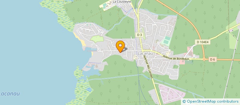 localisation de l'entreprise ANGEL TAXI LEGE CAP FERET CAB  LACANAU