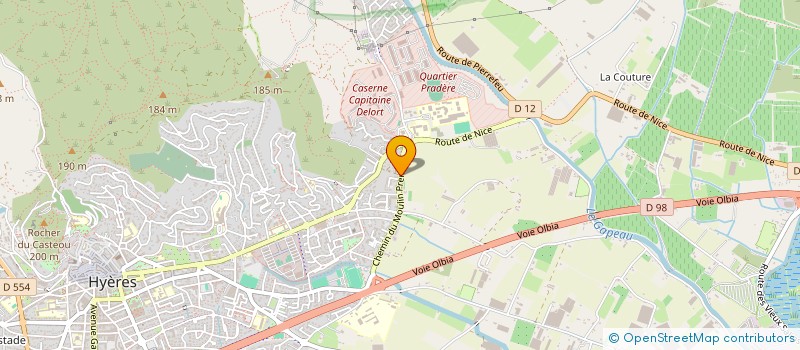 localisation de l'entreprise ANGELA BLANC à HYERES