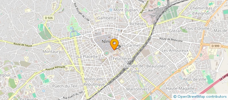 localisation de l'entreprise ANGELA CAFE à NIMES