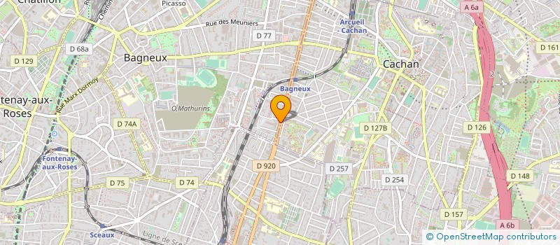 localisation de l'entreprise ANGELA SERVICES  BAGNEUX