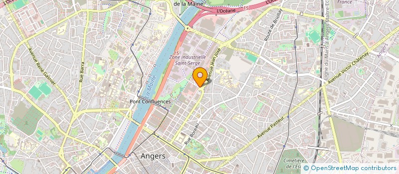 localisation de l'entreprise ANGELAUT à ANGERS