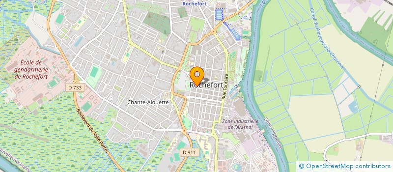 localisation de l'entreprise ANGELE à ROCHEFORT