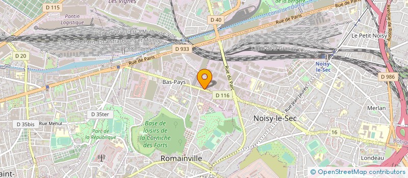 localisation de l'entreprise ANGELE à ROMAINVILLE