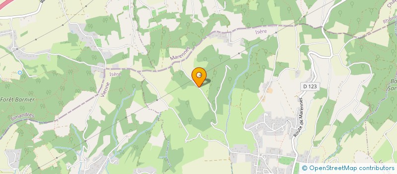 localisation de l'entreprise ANGELE  VILLETTE-DE-VIENNE