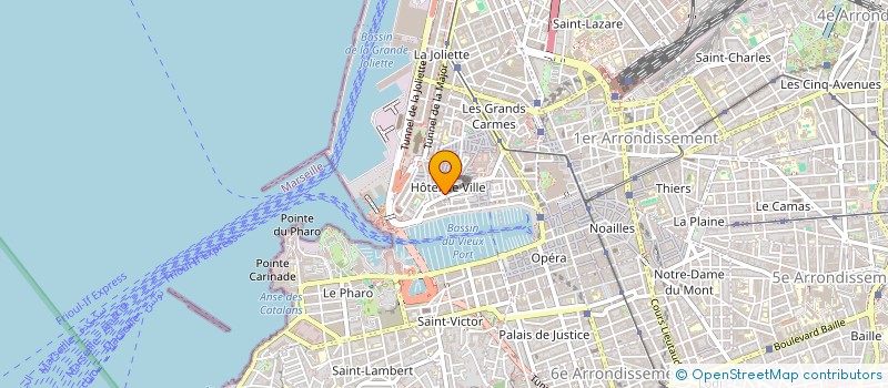 localisation de l'entreprise ANGELE  MARSEILLE