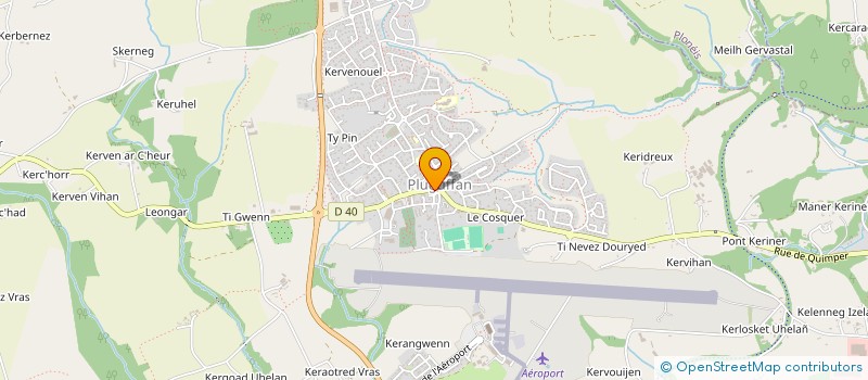 localisation de l'entreprise ANGELE  PLUGUFFAN