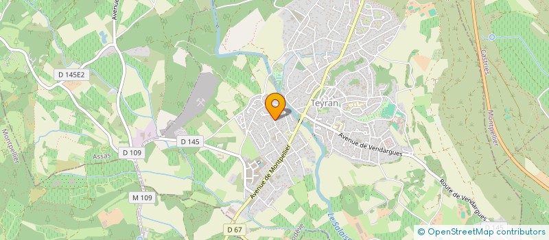 localisation de l'entreprise ANGELE  TEYRAN