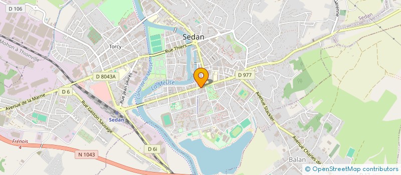 localisation de l'entreprise ANGELE ET AGATHE  SEDAN