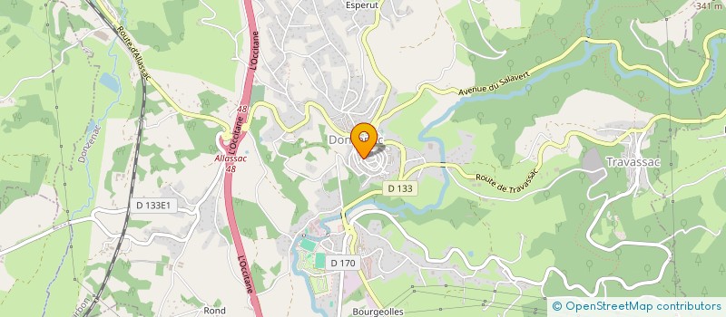 localisation de l'entreprise ANGELE ET VICTOR  DONZENAC