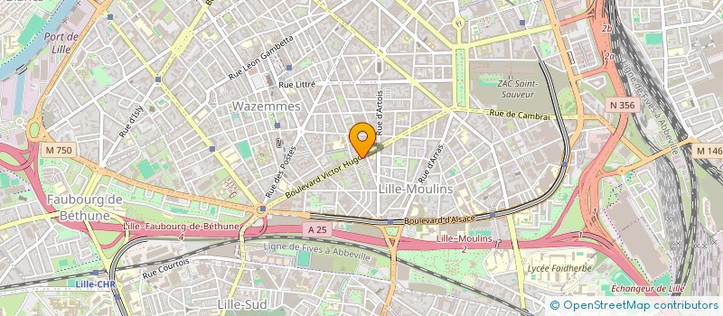 localisation de l'entreprise ANGELE FRANCE à LILLE
