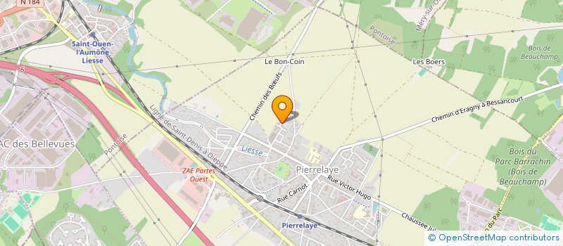 localisation de l'entreprise ANGELE S. à PIERRELAYE