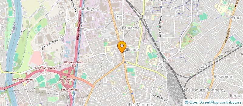 localisation de l'entreprise ANGELE TRANSPORTS à TOULOUSE