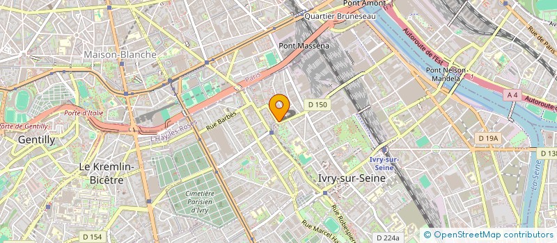 localisation de l'entreprise ANGELI  IVRY-SUR-SEINE