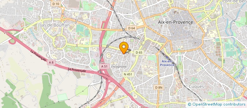 localisation de l'entreprise ANGELICA OPTIQUE CENTRAIX à AIX-EN-PROVENCE