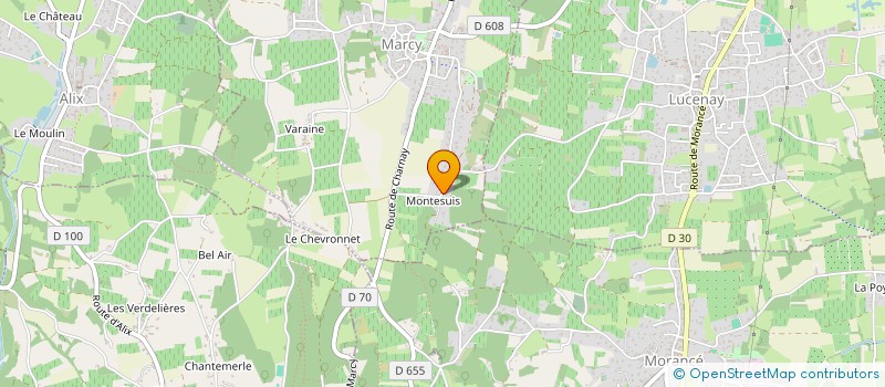 localisation de l'entreprise ANGELIER LE PLAN  MARCY