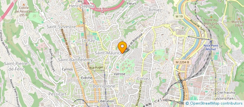 localisation de l'entreprise ANGELILO à NICE