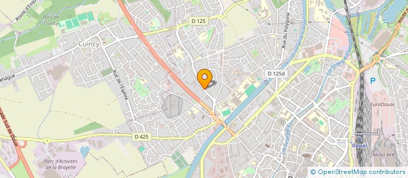 localisation de l'entreprise ANGELIM SARL  DOUAI