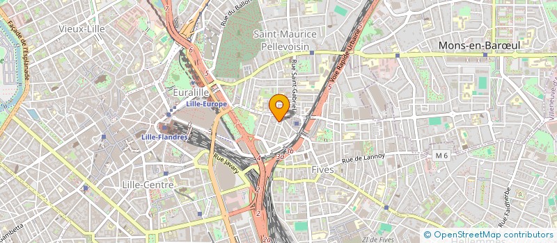 localisation de l'entreprise ANGELINA  LILLE