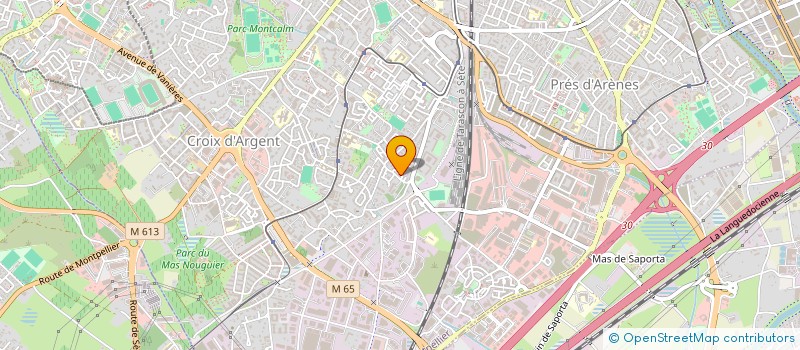 localisation de l'entreprise ANGELINA à MONTPELLIER