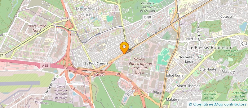localisation de l'entreprise ANGELINA à CLAMART