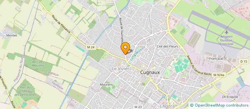 localisation de l'entreprise ANGELINA&SANDRA  CUGNAUX