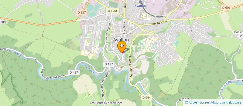 localisation de l'entreprise ANGELINE à AVALLON