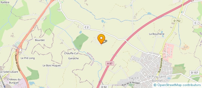localisation de l'entreprise ANGELINI IMMO à CHOLET