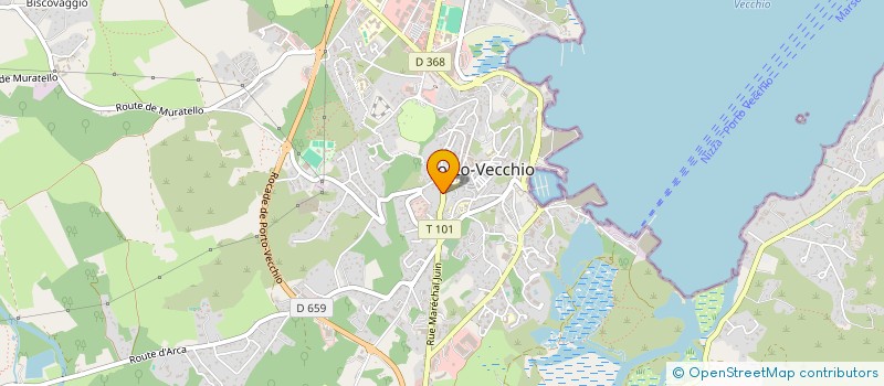 localisation de l'entreprise ANGELINI IMMOBILIER à PORTO-VECCHIO