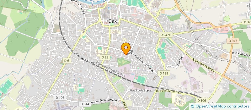 localisation de l'entreprise ANGELION à DAX
