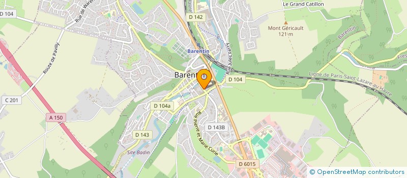 localisation de l'entreprise ANGELIQUE AM  BARENTIN